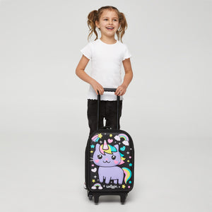 Smiggle - Sky Hi Junior Kinderkoffer mit Rollen und Lichtern