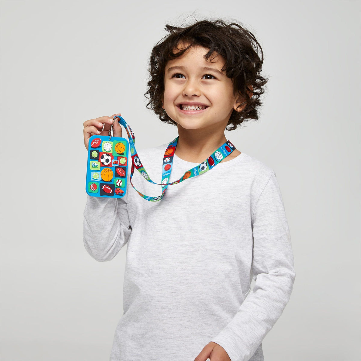 Smiggle - Sky Hi Junior Schulkartenhalter mit Kordelzug