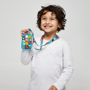Smiggle - Sky Hi Junior Schulkartenhalter mit Kordelzug