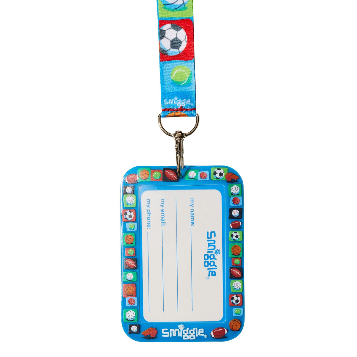 Smiggle - Sky Hi Junior Schulkartenhalter mit Kordelzug