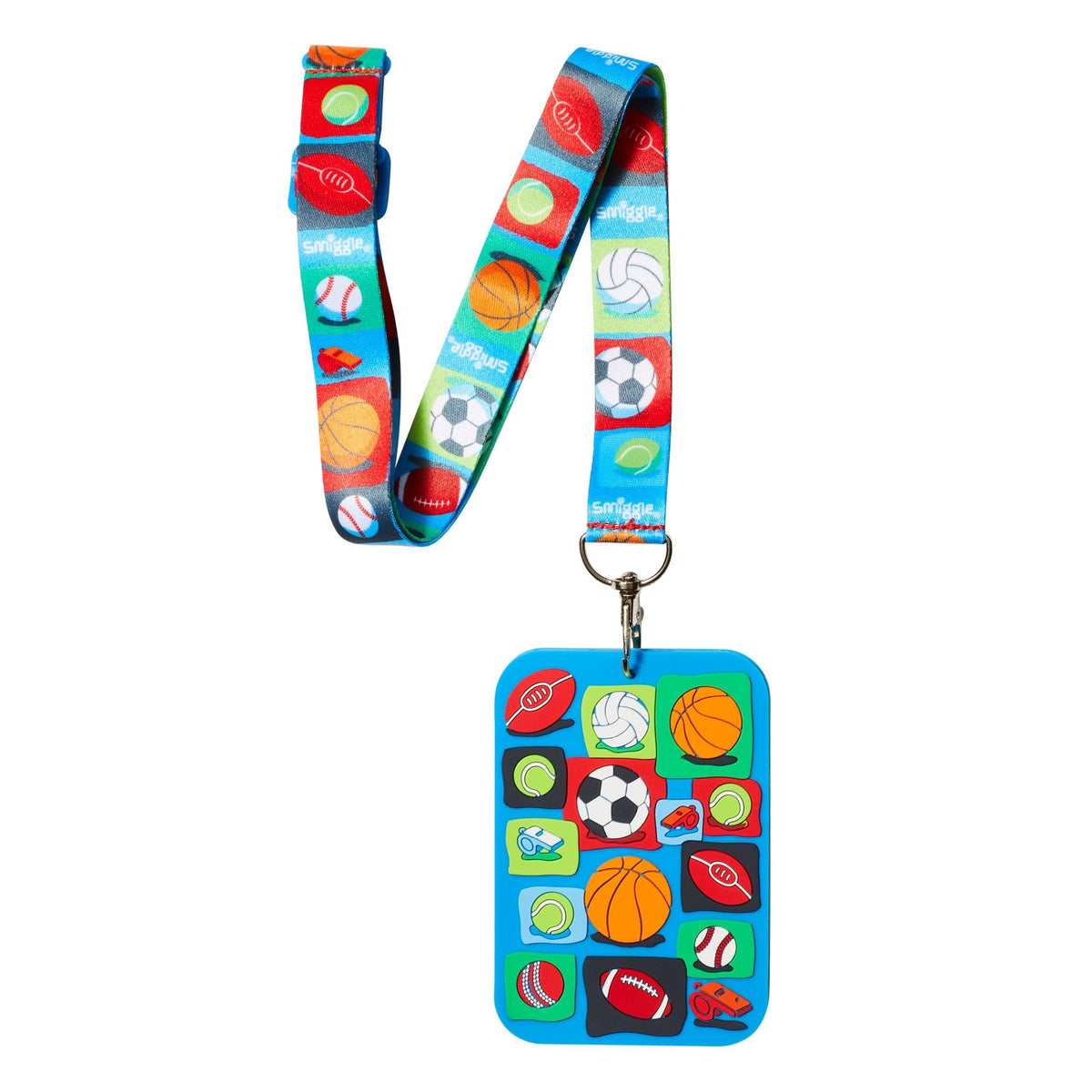 Smiggle - Sky Hi Junior Schulkartenhalter mit Kordelzug