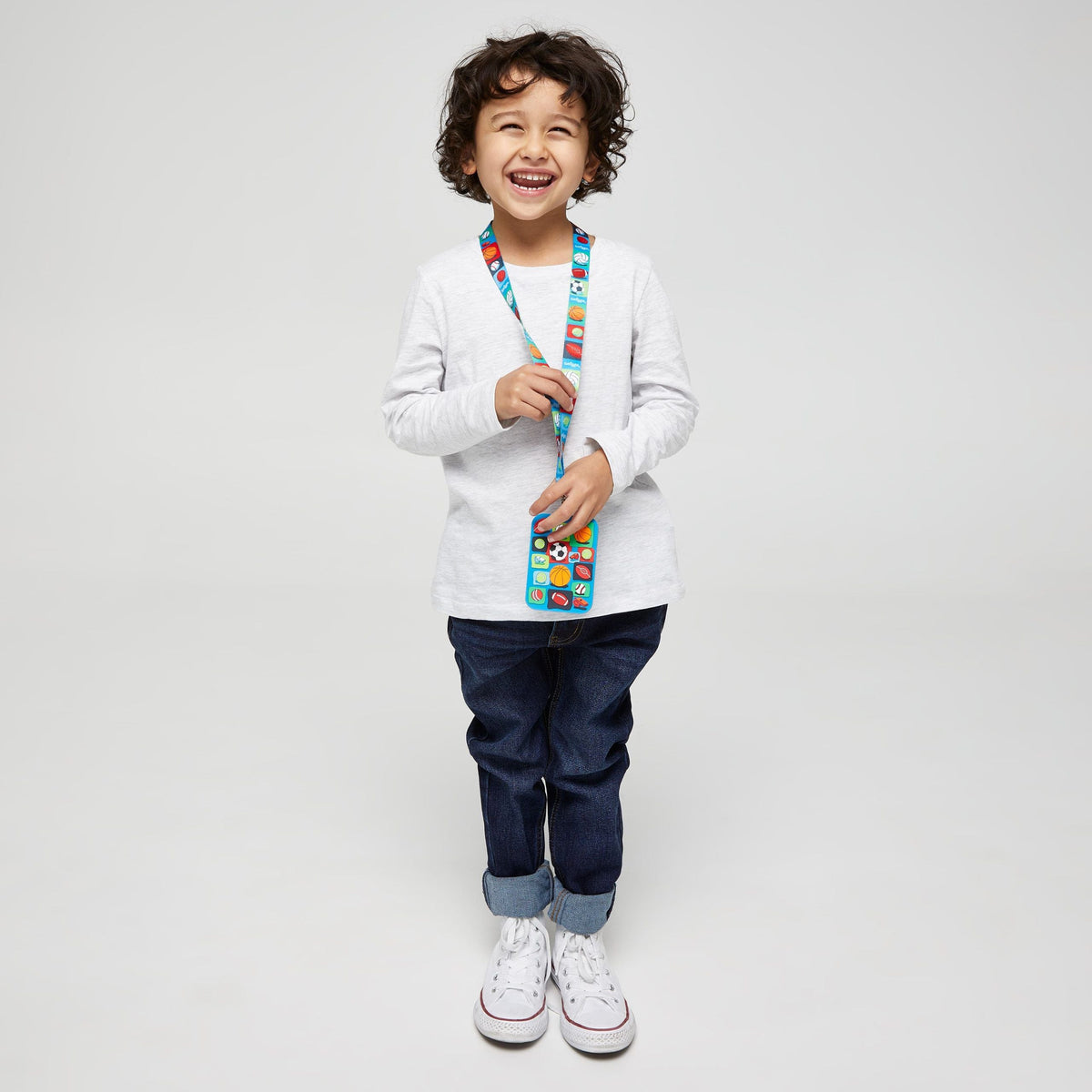 Smiggle - Sky Hi Junior Schulkartenhalter mit Kordelzug