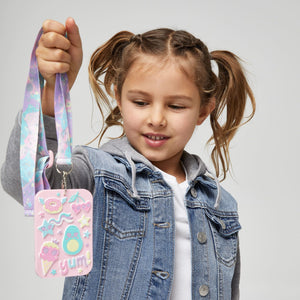 Smiggle - Sky Hi Junior Schulkartenhalter mit Kordelzug
