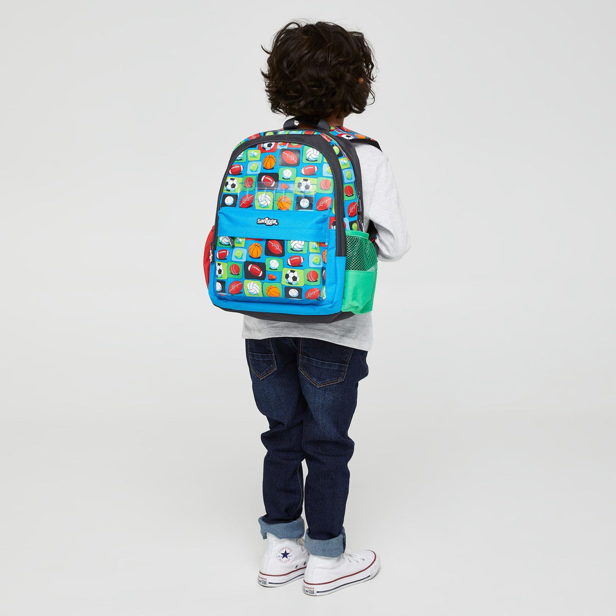 Smiggle - Sky Hi Junior Rucksack mit Namensschild