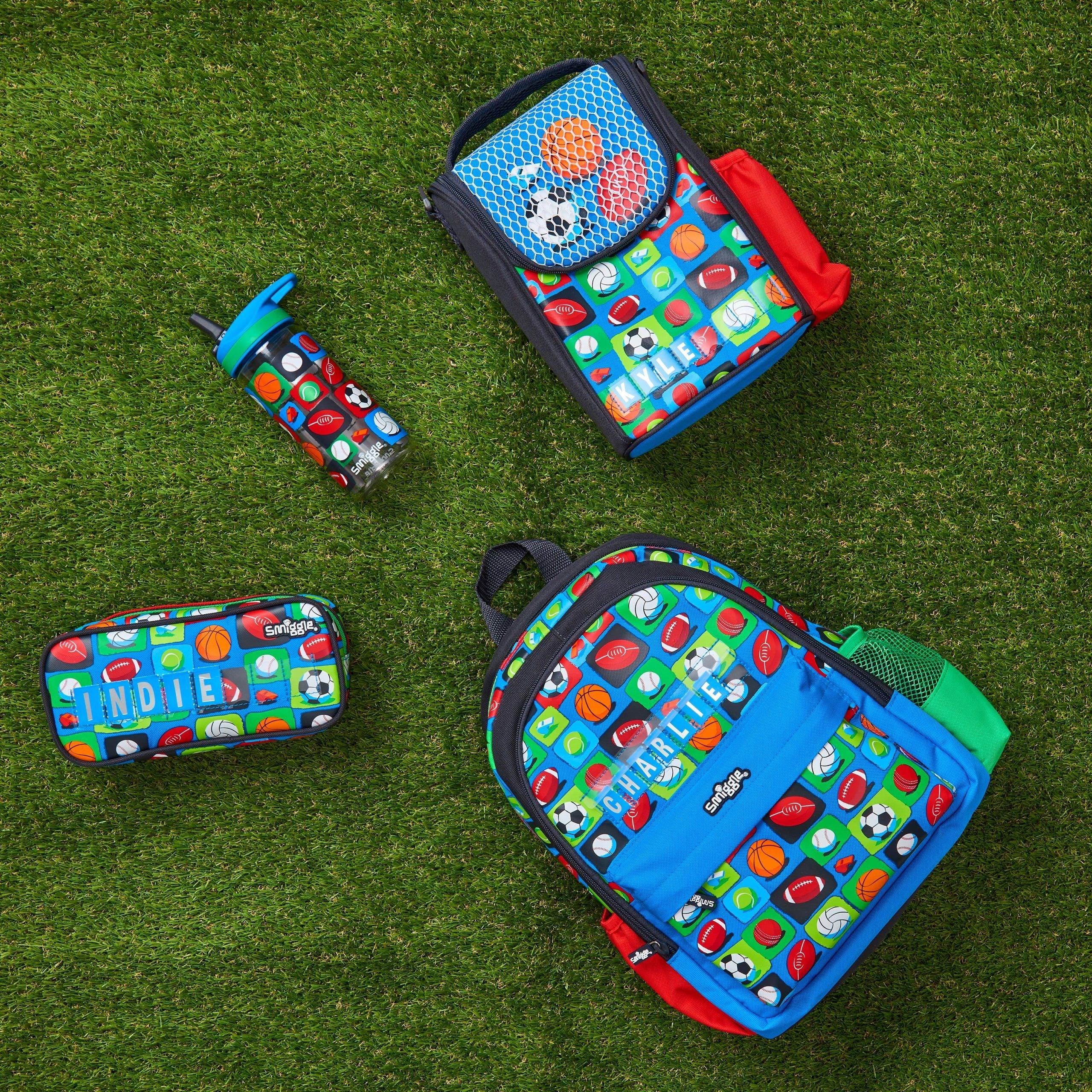 Smiggle - Sky Hi Junior Rucksack mit Namensschild