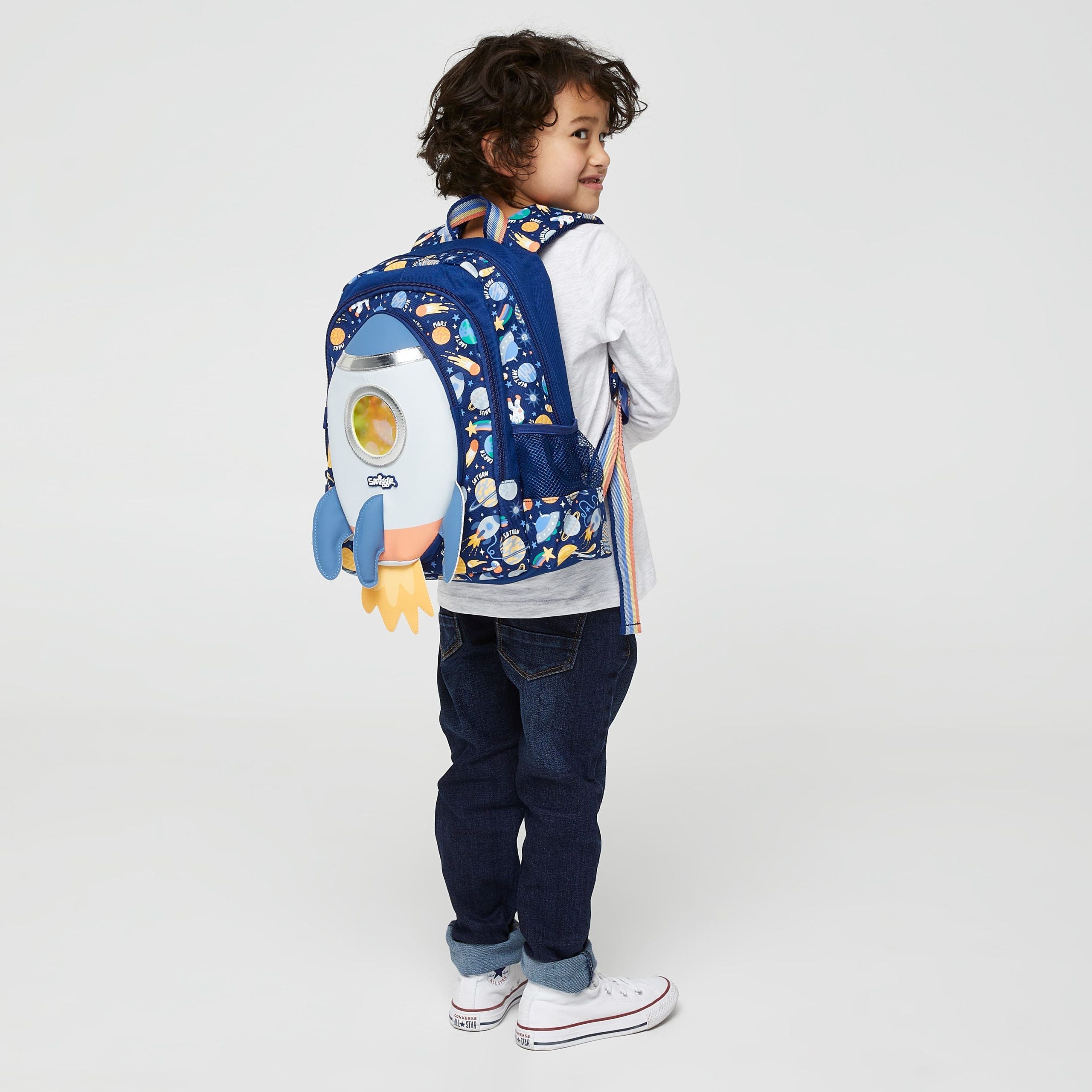 Smiggle – Sky Hi Junior Plüsch-Charakter-Rucksack