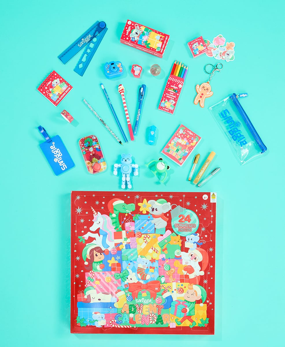 Smiggle Smiggle – Adventskalender 2026 Schreibwaren- und Spielzeug-Set