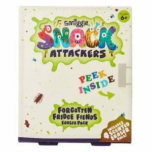Smiggle – Snack Attackers 4-teiliges Radiergummi-Set