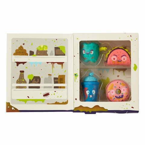 Smiggle – Snack Attackers 4-teiliges Radiergummi-Set