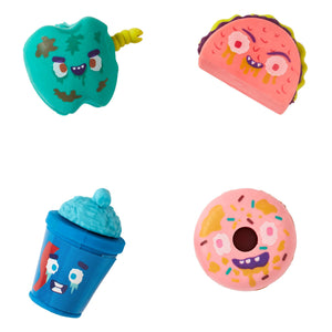 Smiggle – Snack Attackers 4-teiliges Radiergummi-Set
