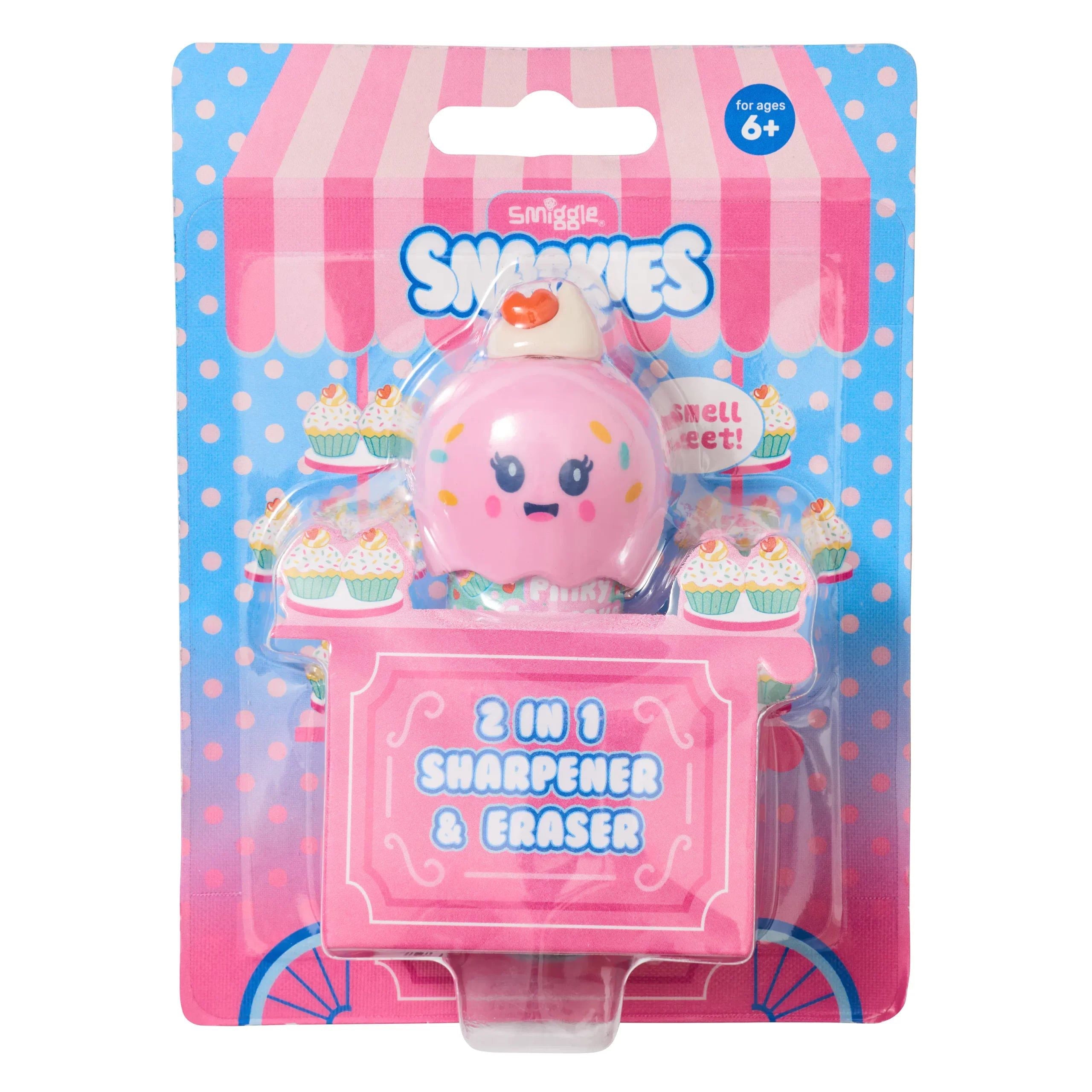 Smiggle - Snackies 2-in-1 Radiergummi und Bleistiftspitzer
