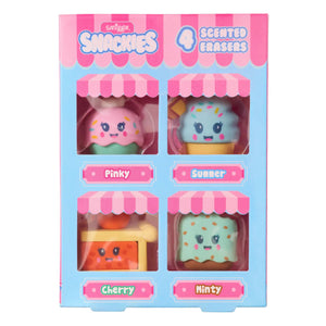 Smiggle - Snackies 4er-Pack Duftradiergummis