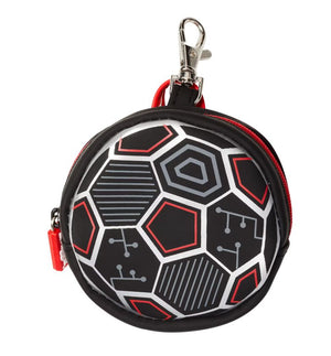 Smiggle – Fußball-Mini-Notizblock, Stift und Schlüsselanhänger