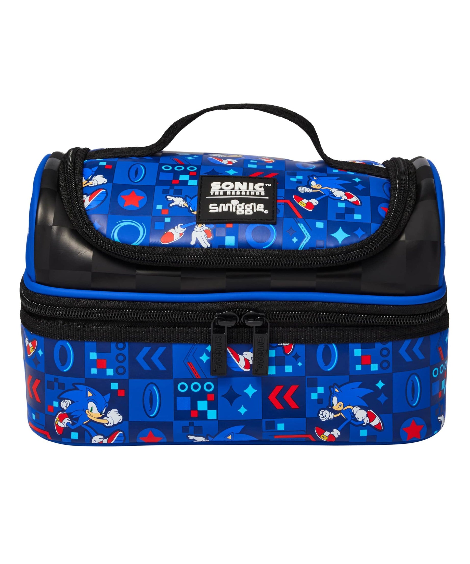 Smiggle - Sonic Doppelstöckige Brotdose