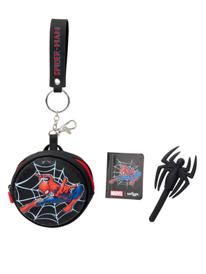 Smiggle – Spider-Man-Schlüsselanhänger mit Mini-Stift und Notizbuch