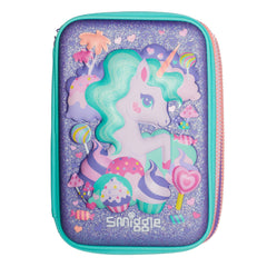 Smiggle – Splendor Triple Unicorn Hardtop Federmäppchen