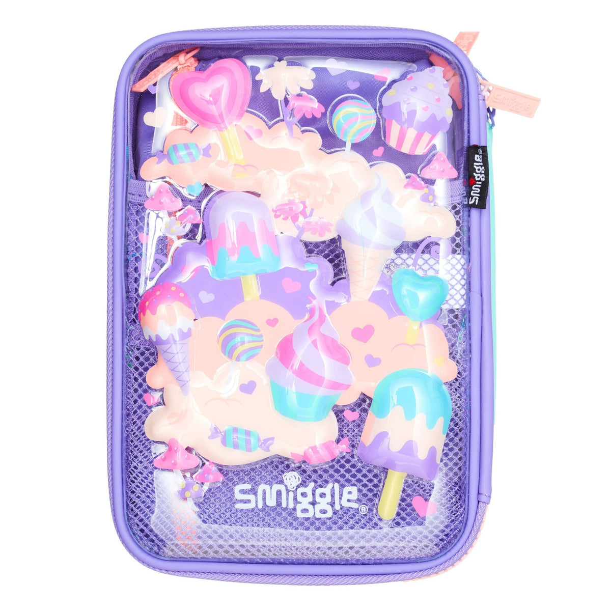 Smiggle – Splendor Triple Unicorn Hardtop Federmäppchen