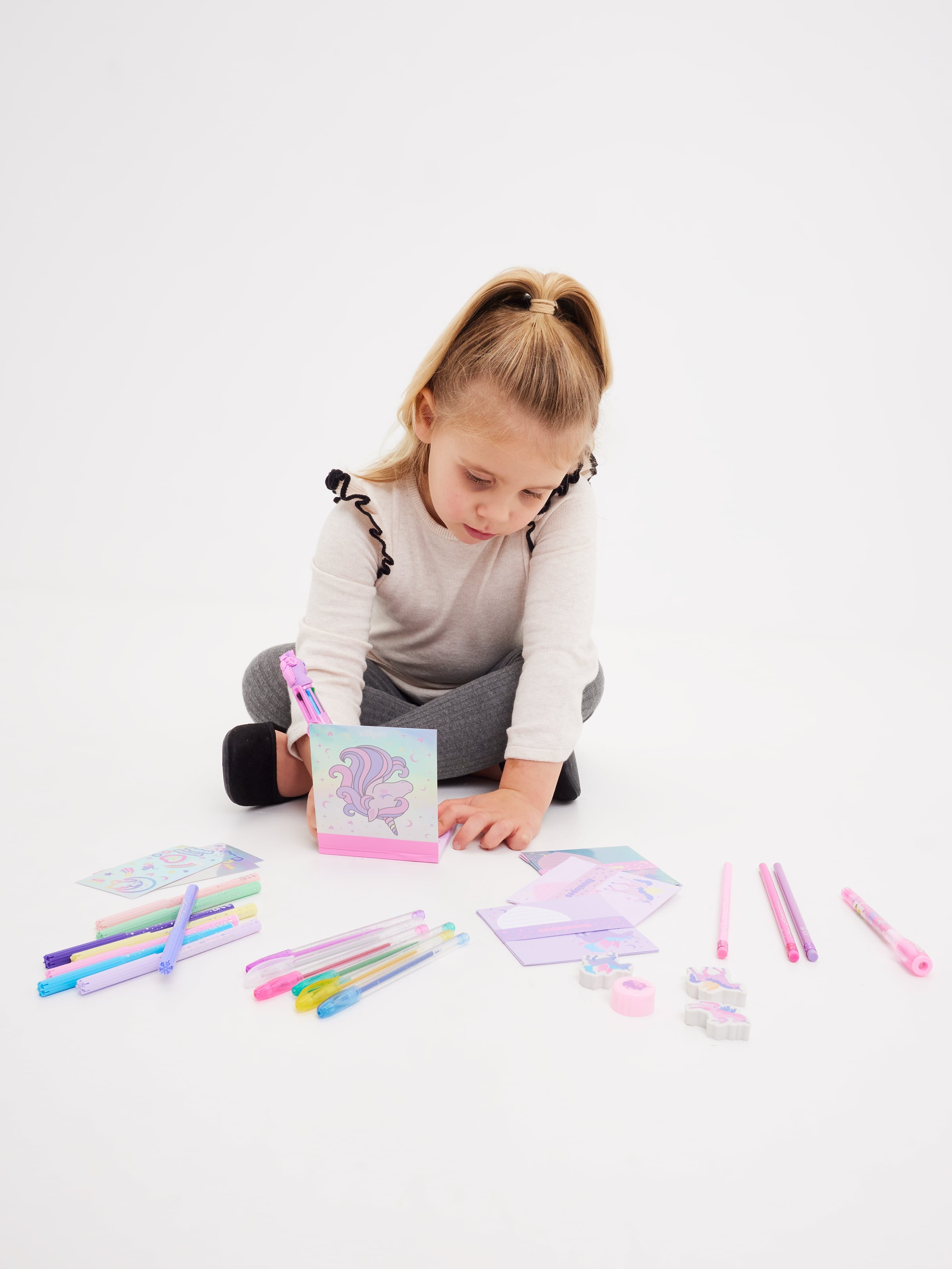 Smiggle - Spy Time Boyama ve Yazma Seti - Dinossi