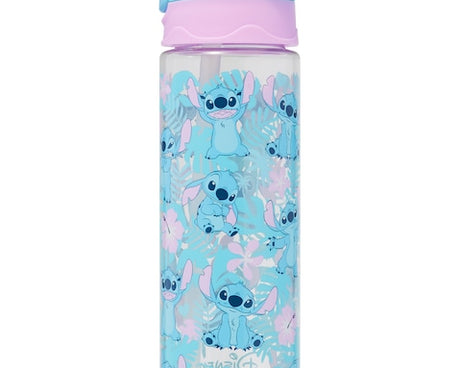 Smiggle - Stitch 650ML Automatische Trinkhalm BPA-freie Trinkflasche