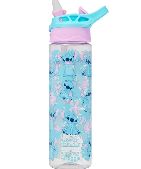 Smiggle - Stitch 650ML Automatische Trinkhalm BPA-freie Trinkflasche