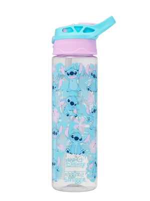 Smiggle – Stitch 650ML BPA-freie Trinkflasche mit automatisch öffnendem Strohhalm