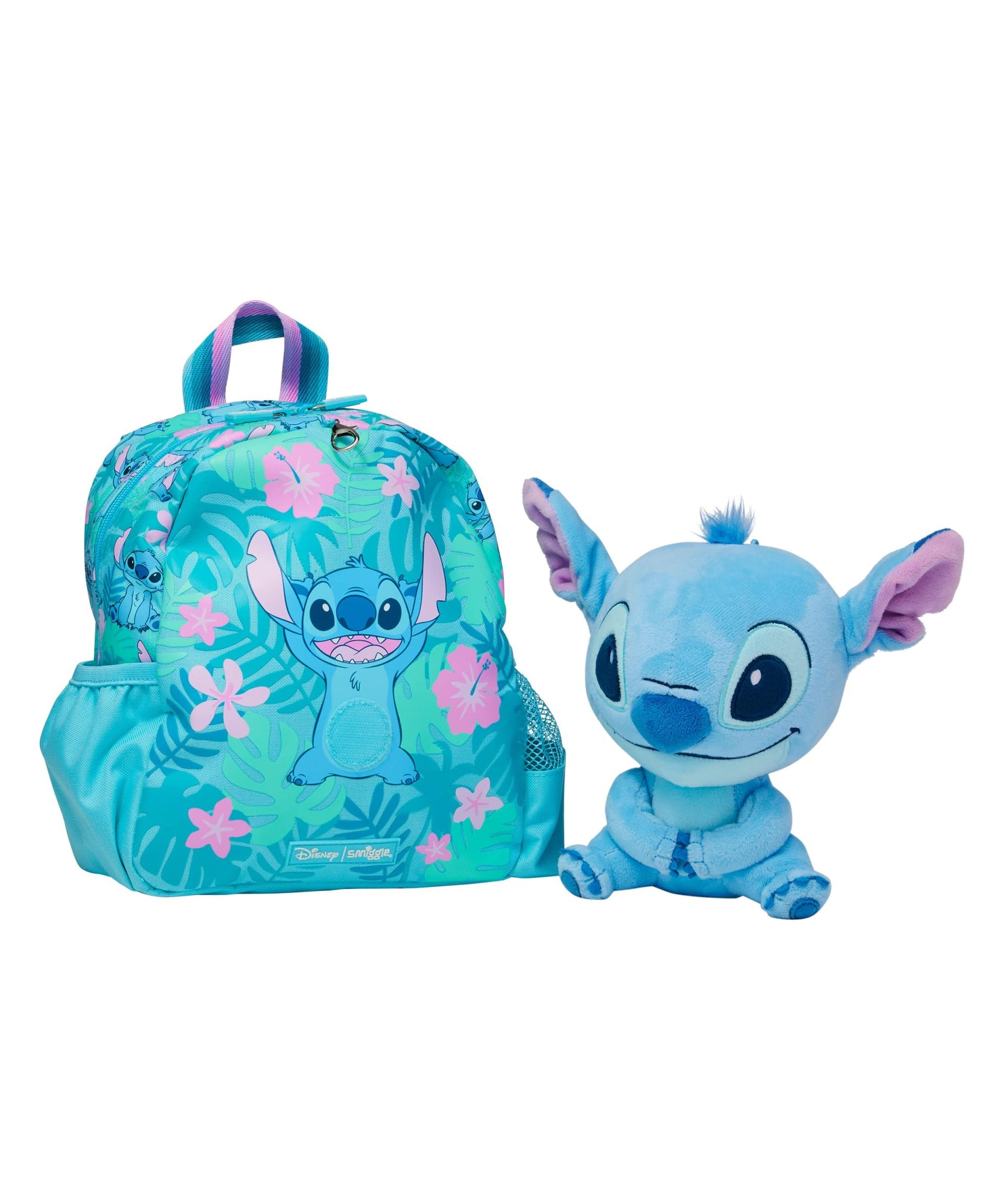 Smiggle - Stitch abnehmbarer Spielzeug-Kindergarten-Schulrucksack