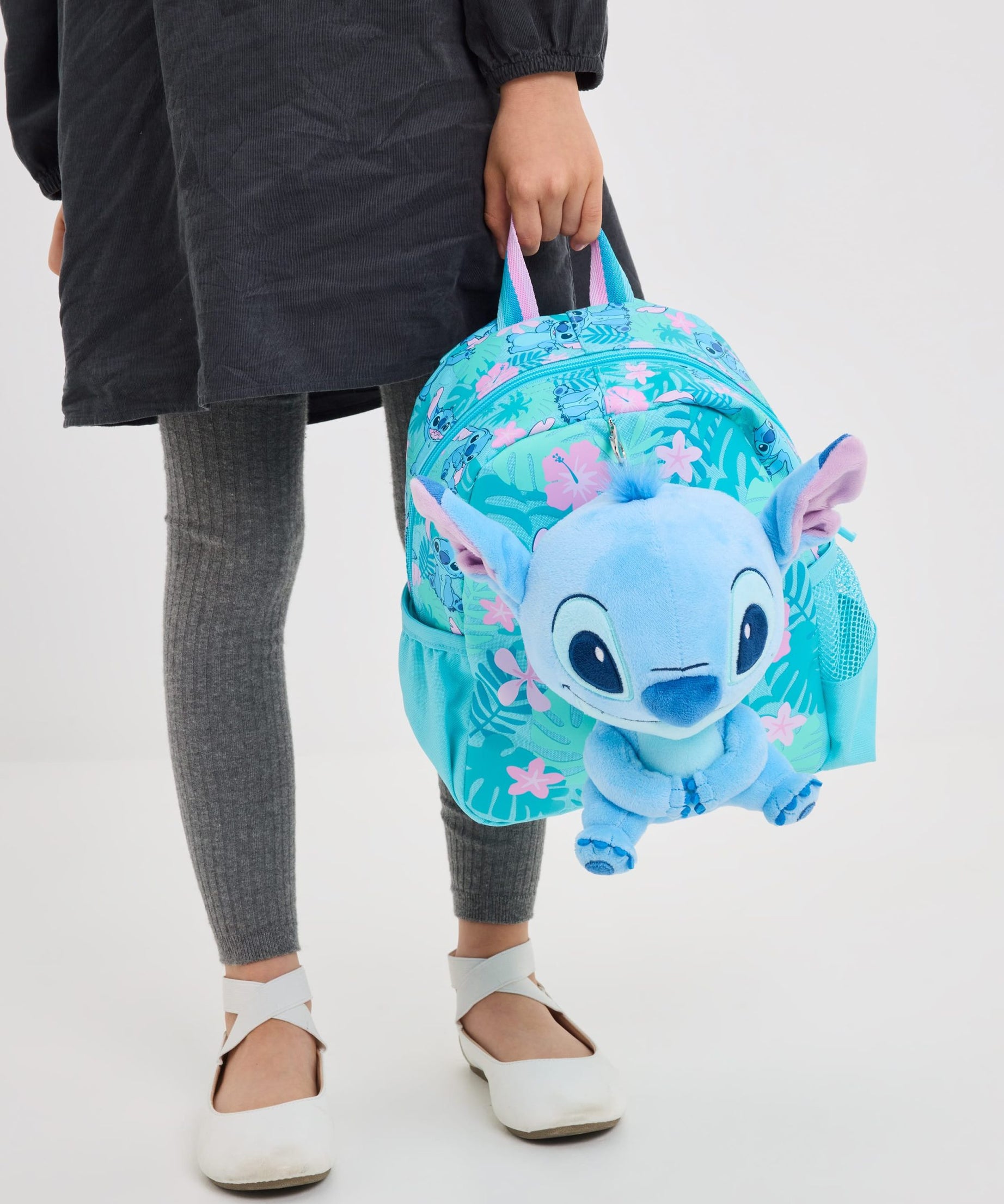 Smiggle - Stitch abnehmbarer Spielzeug-Kindergarten-Schulrucksack