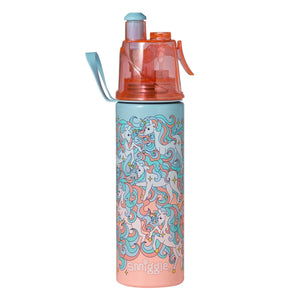 Smiggle – 500 ml Stahlflasche mit Wasserspray
