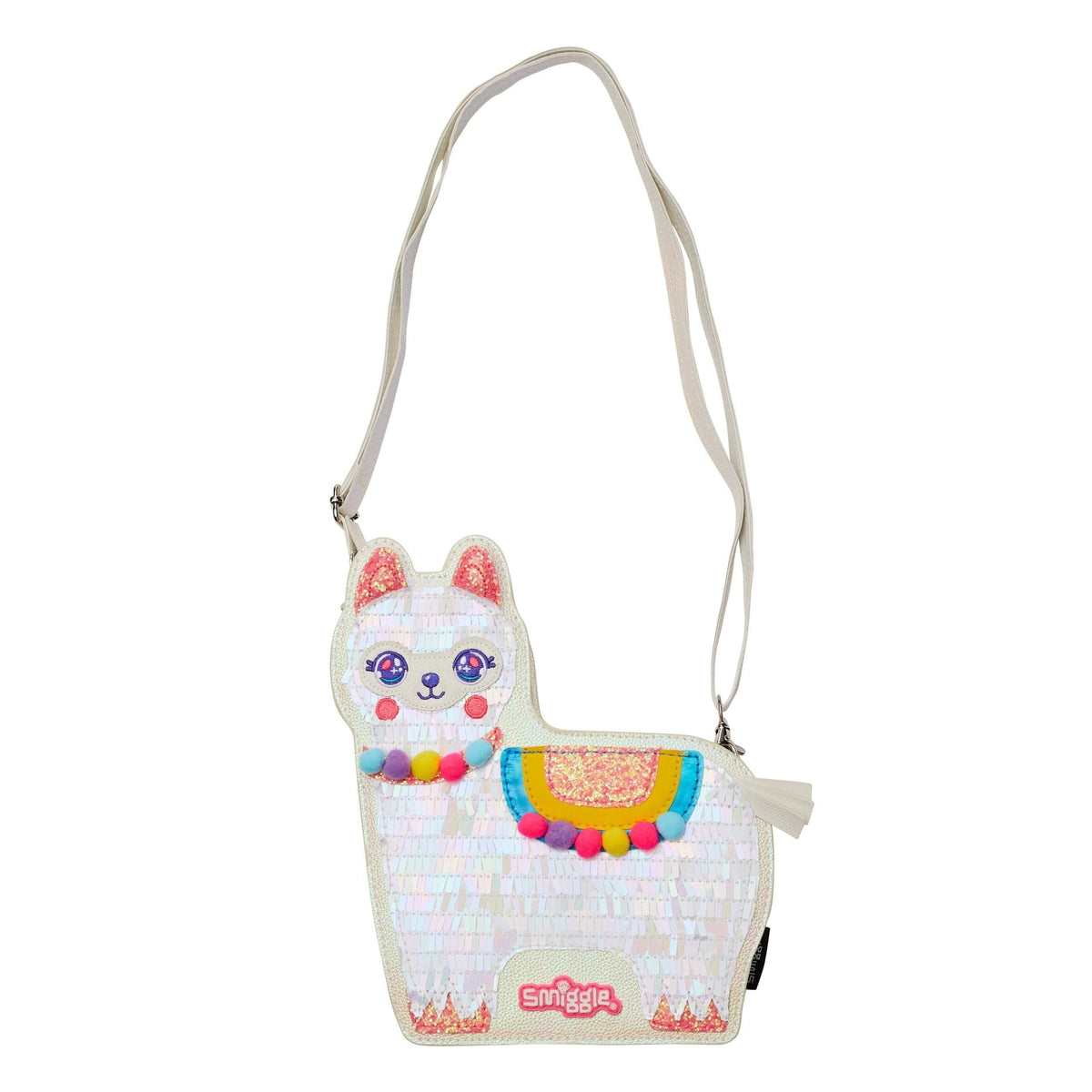 Smiggle – Süße glitzernde Lama-Umhängetasche
