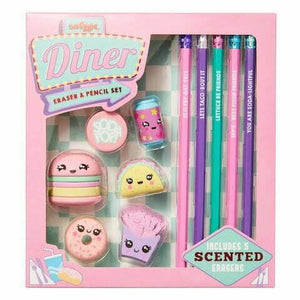 Smiggle – Set mit Radiergummi und Bleistift für süße Speisen