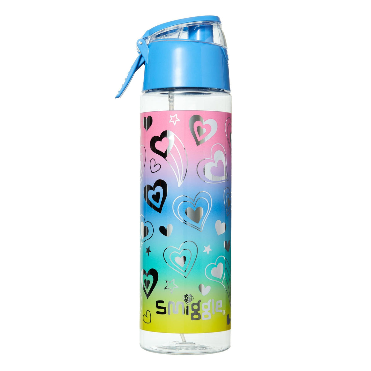 Smiggle – Thrive Spritz Wassersprühstrohhalm, 760 ml, BPA-freie Wasserflasche