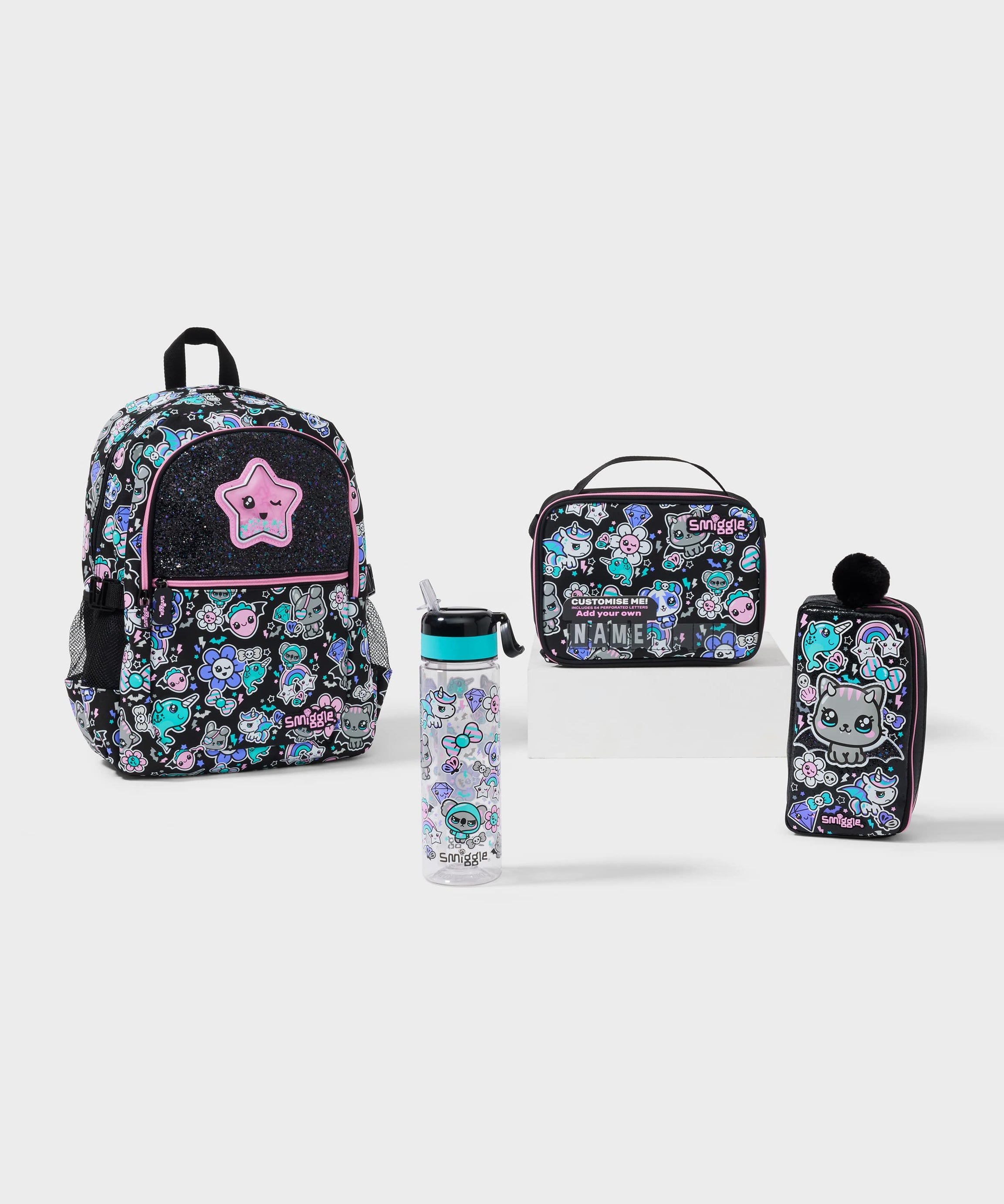 Smiggle - Trailblazer 4-teiliges Schulranzen Set