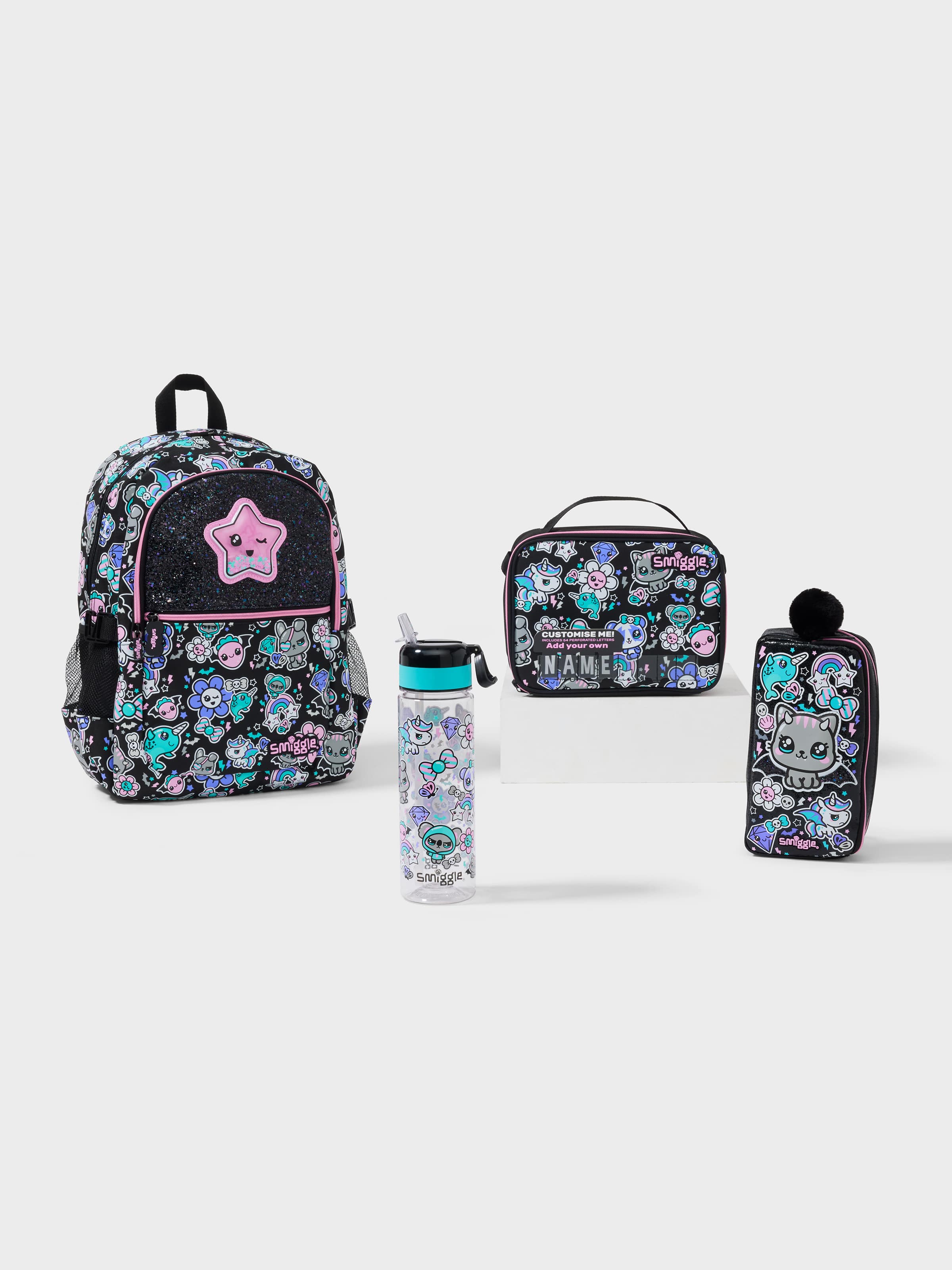 Smiggle - Trailblazer 4-teiliges Schulranzen Set