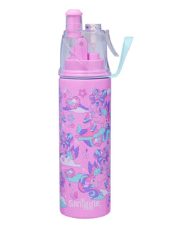 Smiggle - Trailblazer Wasser Sprühflasche 500 ml Stahl
