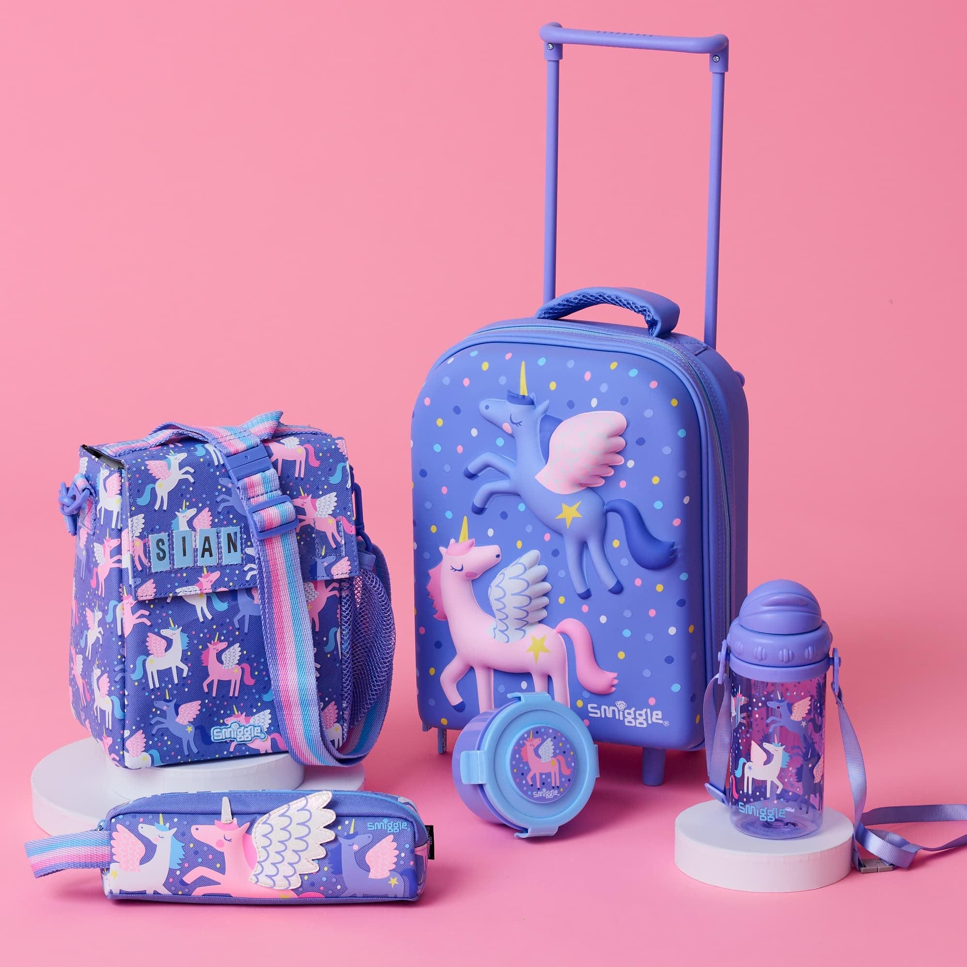 Smiggle – Up &amp; Down beleuchtete Schul- und Reisetasche für Rollstühle