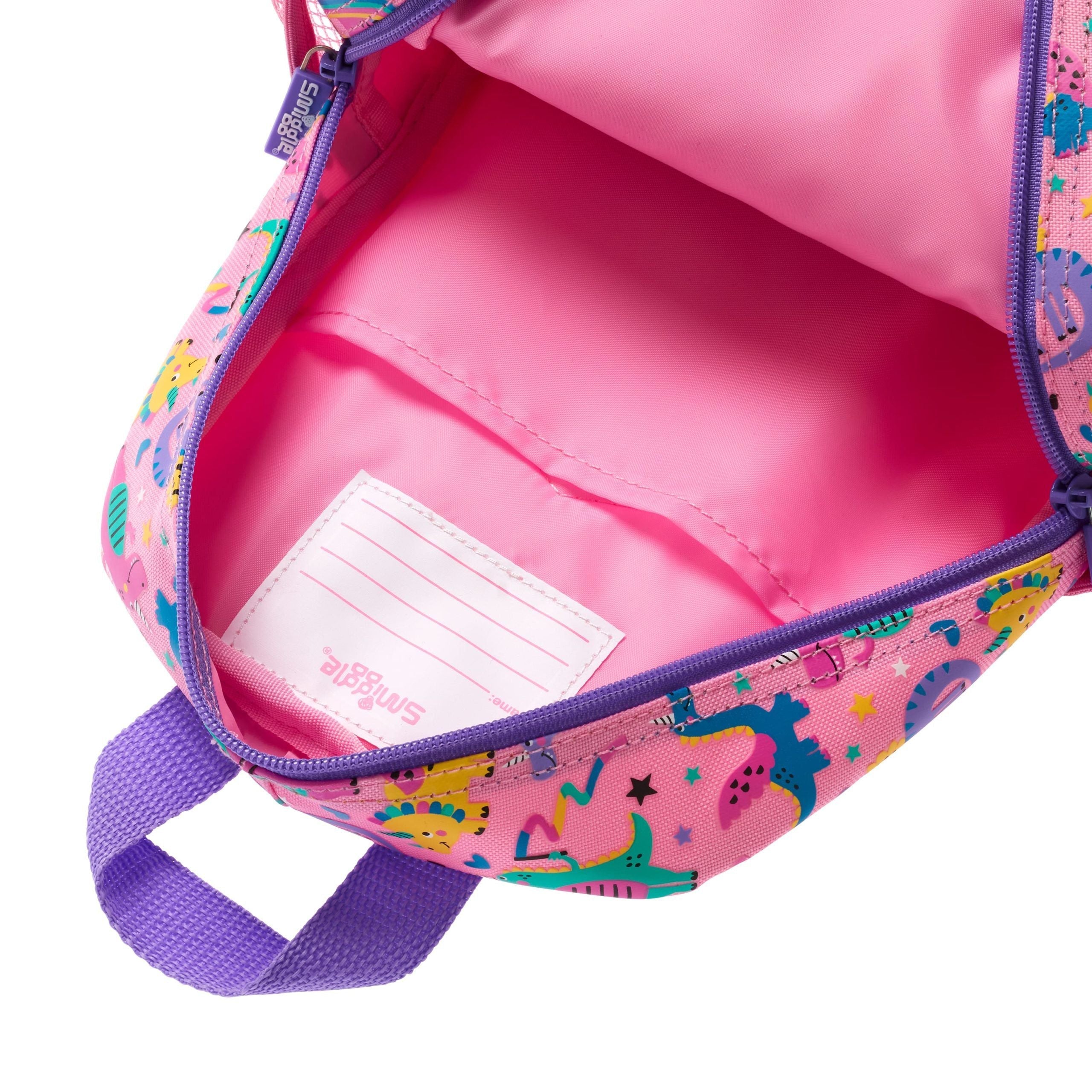Smiggle - Up &amp; Down Tiny Dinossi Rucksack im Sonderdesign in Rosa