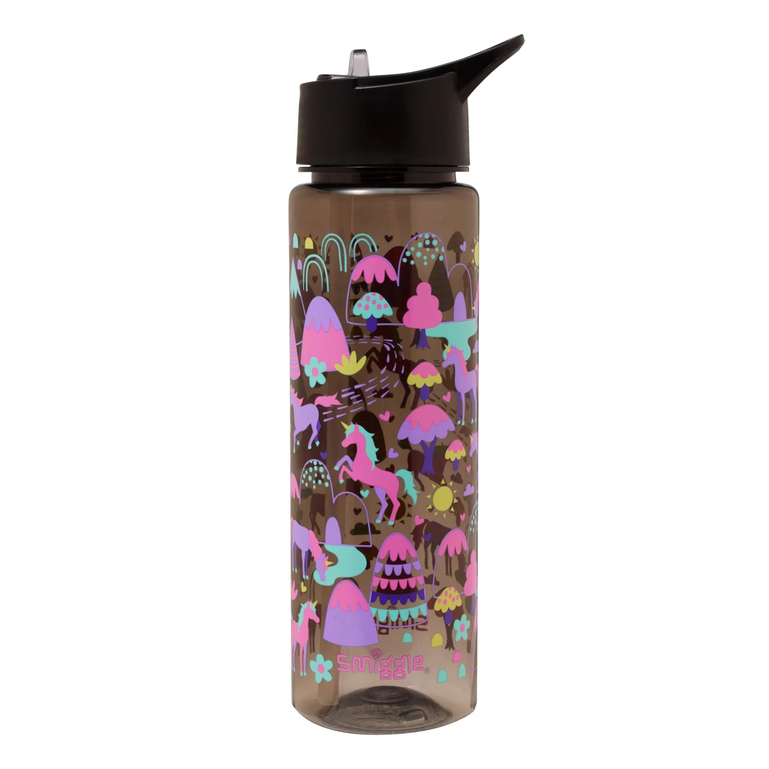 Smiggle - Vibin 750 ml BPA-freie Trinkflasche mit Strohhalm