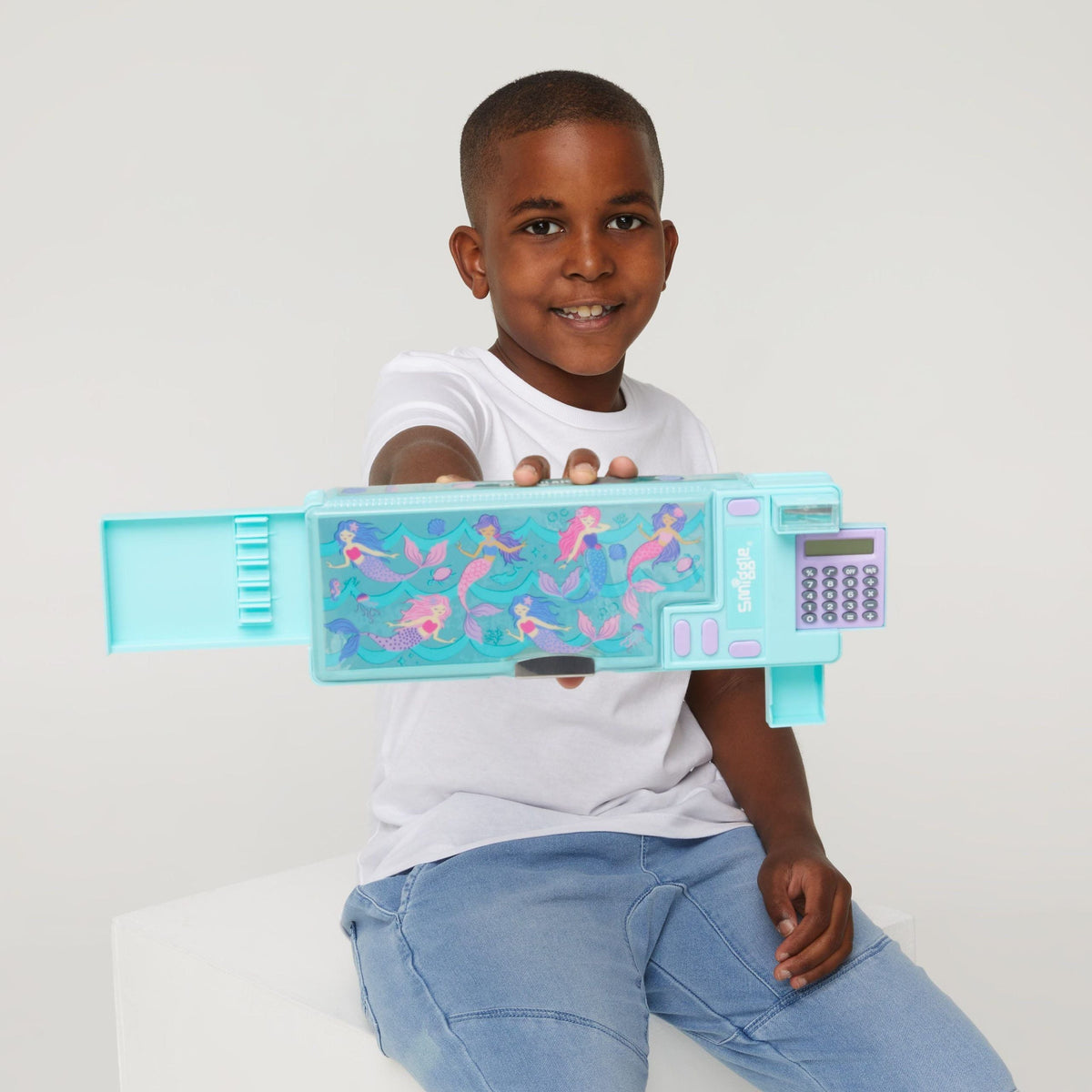 Smiggle - Vibin Automatisches Federmäppchen mit Taschenrechner