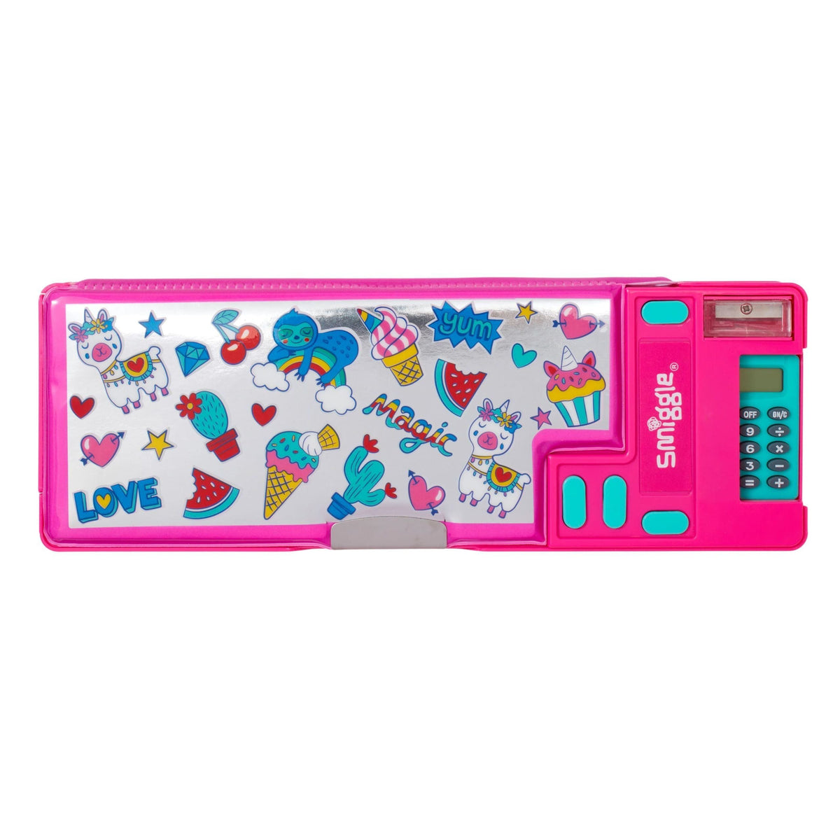 Smiggle - Vibin Automatisches Federmäppchen mit Taschenrechner