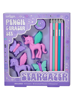 Smiggle - Vision Radiergummi und Bleistift Set