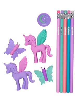 Smiggle - Vision Radiergummi und Bleistift Set