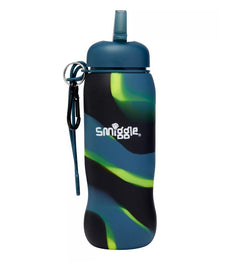 Smiggle – Vivid 630 ml Wasserflasche mit faltbarem Strohhalm
