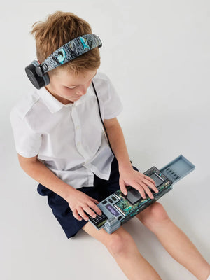 Smiggle – Automatisches Federmäppchen „Wild Pop Out“ mit Taschenrechner