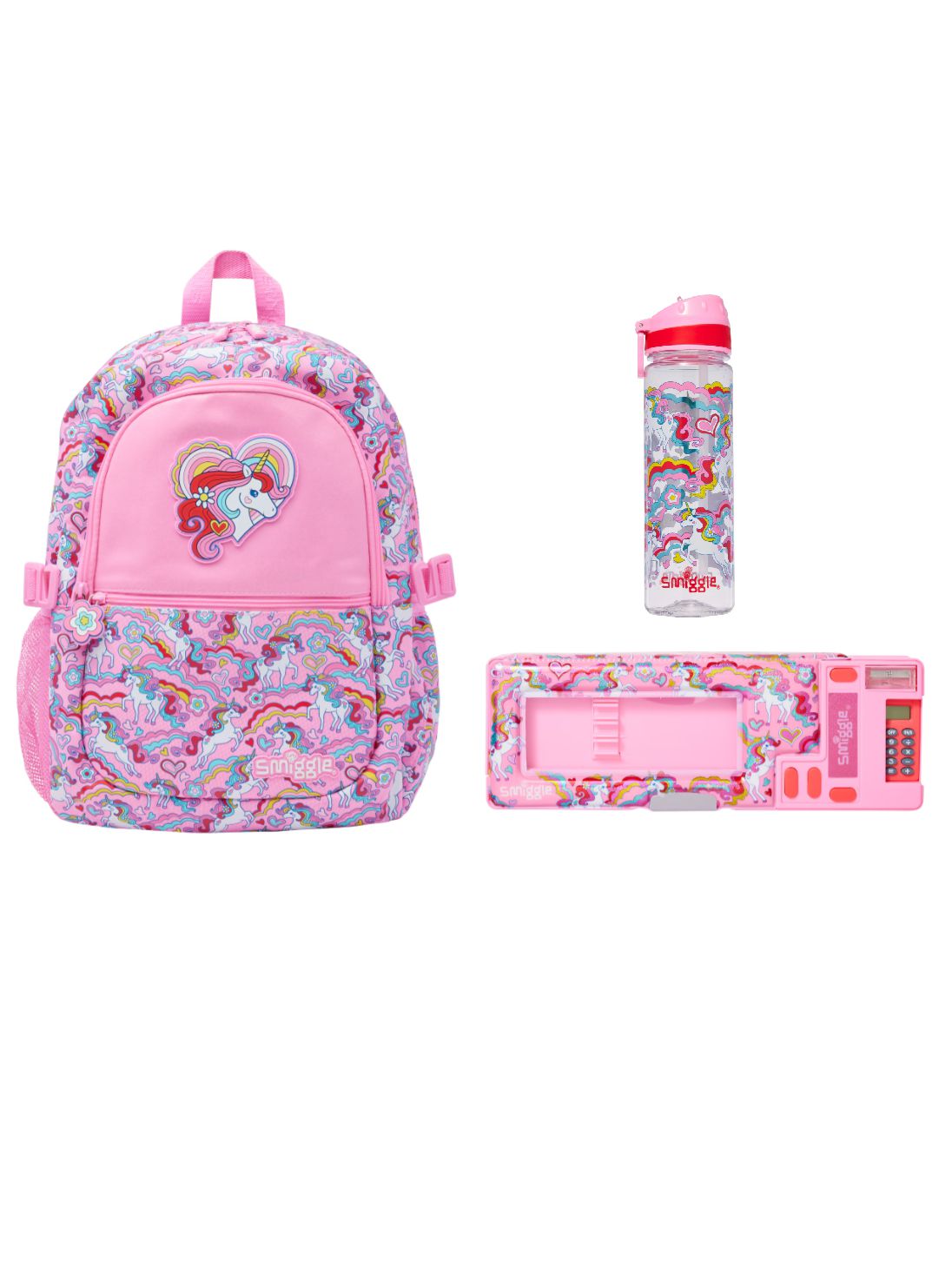 Smiggle - Wild Side 3-teiliges Schultaschen-Set