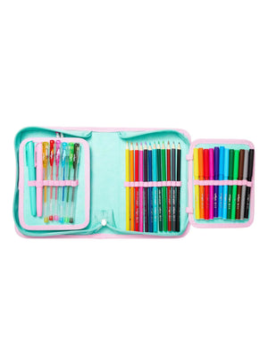 Smiggle – Wild Side Flamingo Federmäppchen und Schreibwaren-Set