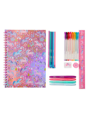 Smiggle – Wish A4-Notizbuch und Briefpapier-Set