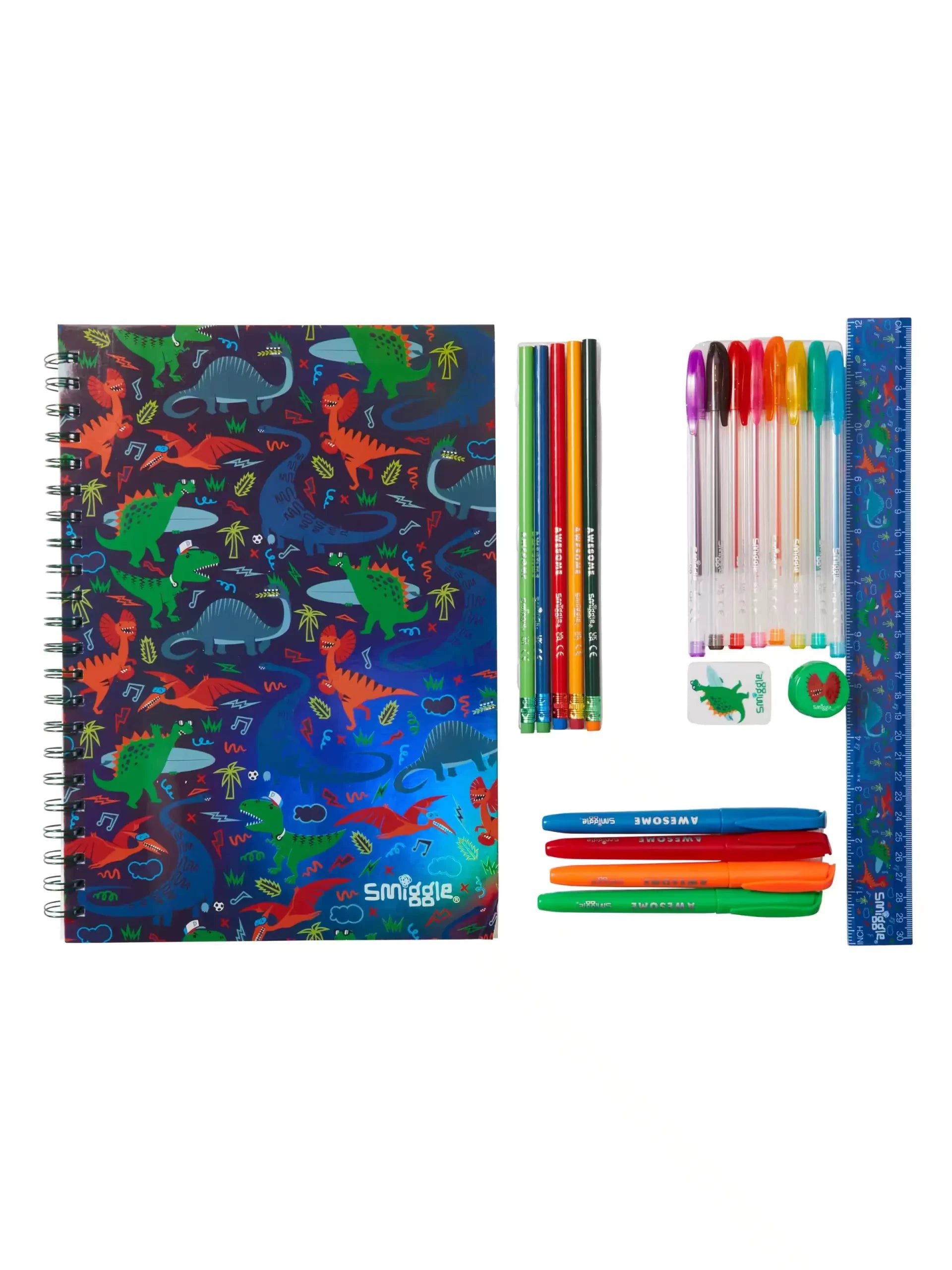 Smiggle – Wish A4-Notizbuch und Briefpapier-Set