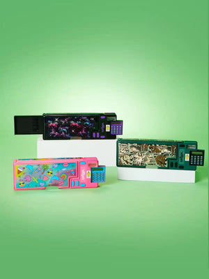 Smiggle – Wonder World Pop Out Automatisches Federmäppchen mit Taschenrechner