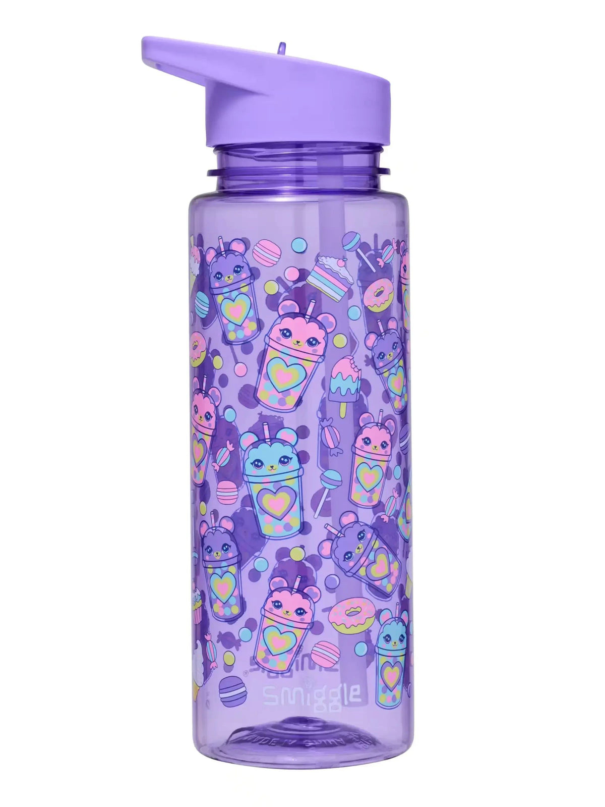 Smiggle - Wonder World Süße Snacks 750ml BPA-freie Trinkflasche
