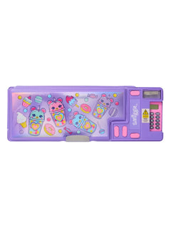 Smiggle – Wonder World Sweet Snacks Pop Out automatisches Federmäppchen mit Taschenrechner